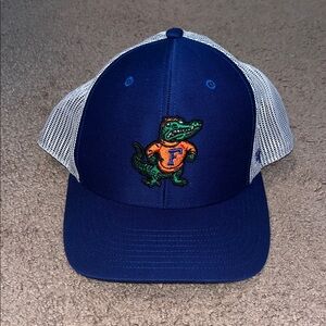 UF Blue and White Mesh Trucker Hat